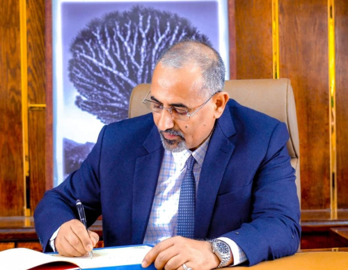 الرئيس الزبيدي يصدر قرار بإعادة تشكيل فريق الحوار الوطني الجنوبي