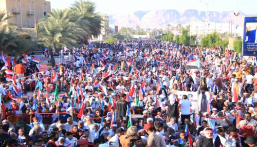 اعتصام حضرمي مفتوح حتى رحيل قوات المنطقة الأولى