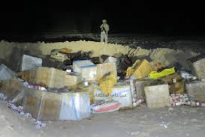 عاجل:10 أطنان.. أخطر ضبطية مخدرات في وادي حضرموت داخل مخازن المنطقة العسكرية الأولى