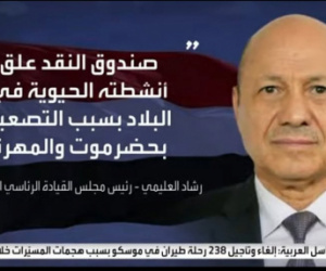 العليمي المفضوح يكذب.. يختلق رواية عن توقف صندوق النقد الدولي لا وجود لها في الواقع