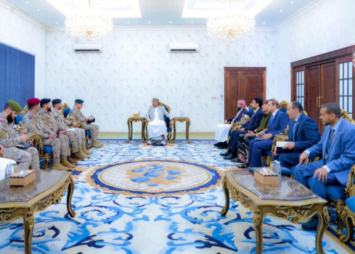 الرئيس الزُبيدي يستقبل قيادة القوات المشتركة لقوات التحالف العربي