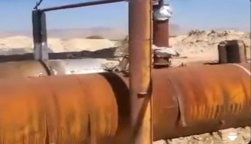 ضبط محطات بدائية لسرقة وتكرير النفط وبيعه على الحضارم في الوادي