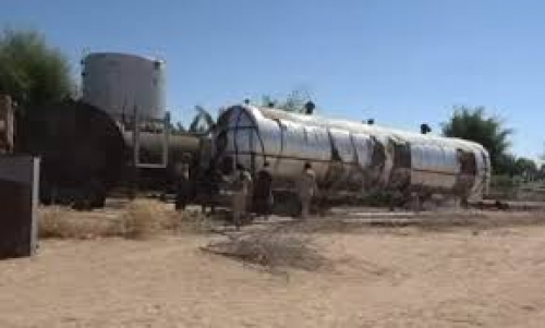 ضبط مصفاة نفط جديدة غير قانونية لمتنفذ يمني في خشعة حضرموت