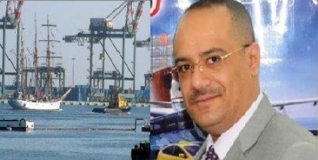 في خطوة رد اعتبار لمطارها الدولي وزير النقل باذيب  يدشن الخط الملاحي التركي عبر عدن