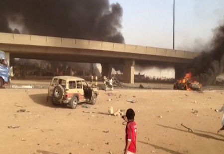 عاجل :انفجار في مبنى صناعي .انفجار الرياض يخلف 10 قتلى و52 اصابة وتسوية شركة معدات ثقيلة بالارض ونداءات للتبرع بالدم(صور)إضافة (5)