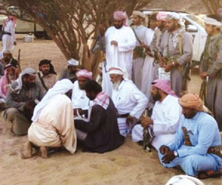 صلح قبلي بين قبيلة الصيعر السعودية والجدعان اليمنية بعد 70 عام من الاحتراب