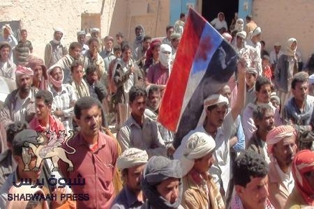 مسيرة االغضب في الحبيلين&lrm;