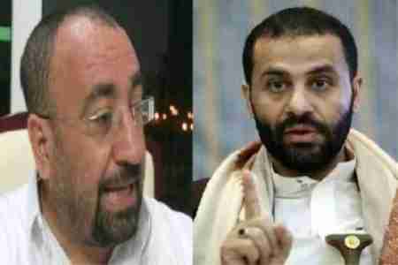 الانسي يفاجئ قناة ( سهيل ) بمهاجمة حميد الاحمر على الهواء ويتهمه بالانسحاب من الحوار لمصلحة