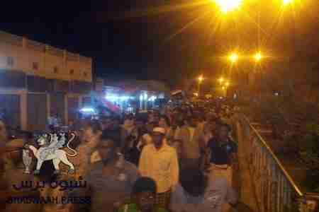 سيئون تنتفض منددة بمقتل الشهيد رامي محفوظ وتتضامن مع أسرى الجنوب