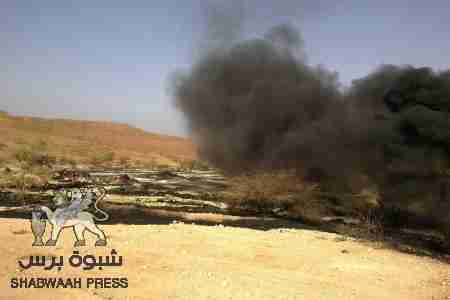 تفجير جديد يطال انبوب نفط مارب فجر اليوم في صرواح