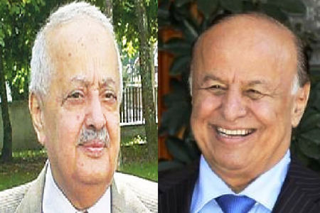 الرئيس هادي يطمئن على صحة عبد الله الاصنج