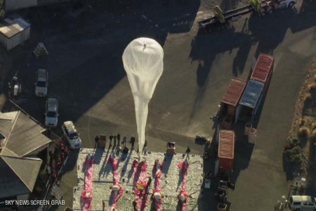 جوجل تطلق مناطيد ضخمة لتقديم خدمة الانترنت المباشرة