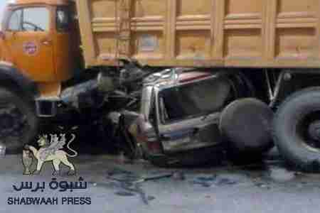 وفاة عائلة العولقي المكونة من ثمانية أفراد  في حادث مروري بتهامة جيزان