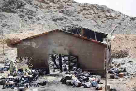 أربعة إنفجارات تهز مدينة الحصن وضواحيها بمحافظة أبين مساء اليوم