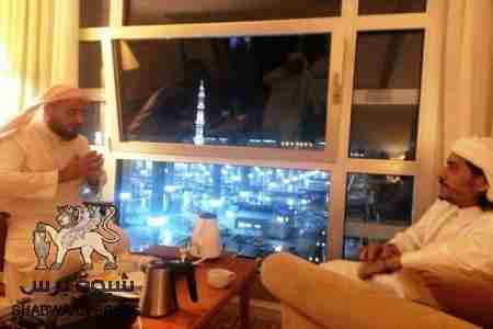 الشيخ اليزيدي والربان عبود خواجه في لقاء ودي جمعهم في المدينة المنورة