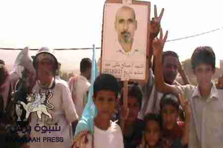 حبيل جبر ردفان تشهد تظاهرة كبرى يوم الاسير الجنوبي