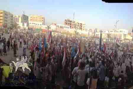 من قصائد ساحة التحرير والاستقلال في مدينة عدن اليوم ( 3 ) .. يا سحب ثوري وهزي وارعدي