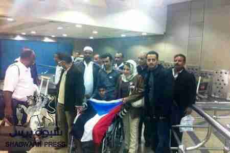 جمعية ابناء الجنوب العربي في زيارة خاصة لجرحى 14أكتوبر بمصر