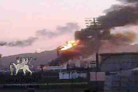 عاجل نشوب حريق هائل في مصافي عدن