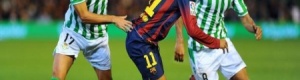 برشلونة يتصدر الدوري رغم إصابة ميسي
