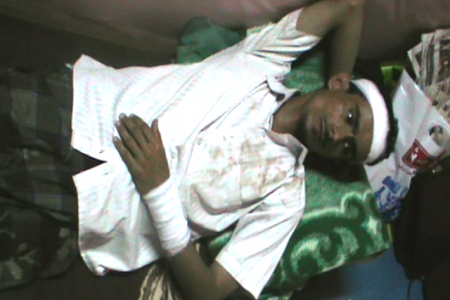 اختطاف الصحفي اياد غانم من قبل عصابة تكفيرية وتعتدي عليه بالضرب وتسلب عليه كل ما بحوزته