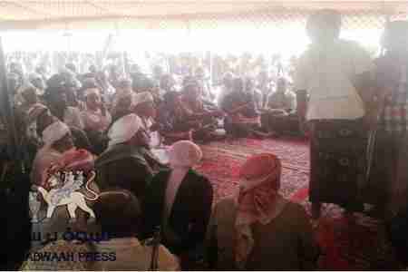 " شبوه برس" يعيد نشر بيان قبائل حضرموت في وادي نحب غيل بن يمين الصادر في يوليو الماضي