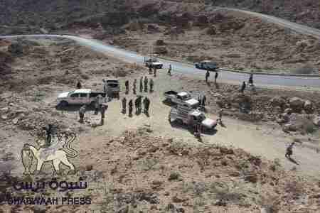 قبائل سيبان تقيم نقاط أمنية في عقبة عبدالله غريب