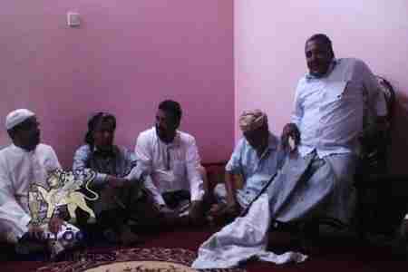 في زيارتة لمنزل الشهيد بازمبور.. الزعيم باعوم دماء شهدائنا الابطال لن تذهب هدراً