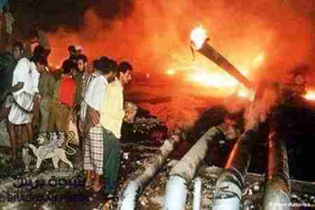 تفجير أنبوب نفطي ... التوتر سيد المشهد الحضرمي