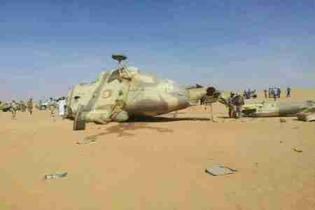 سقوط مروحية تابعة لشركة نفطية في شبوه ونجاة ركابها ( تصحيح)