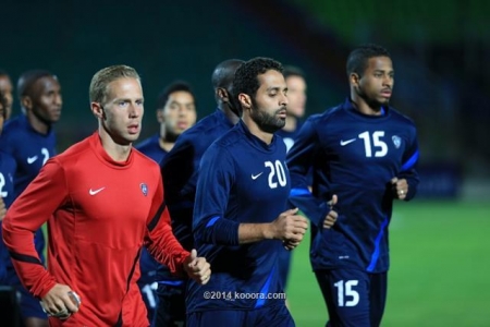 الهلال يختتم تحضيراته للمواجهة الإيرانية اليوم