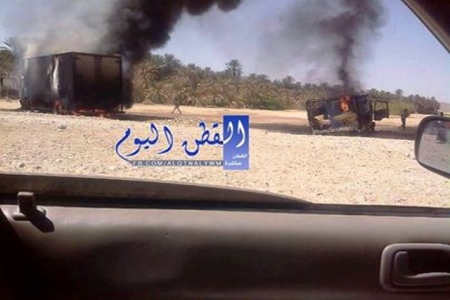 معلومات جديدة عن عملية القطن التي قتل فيها جنديان وأحرقت سيارتان