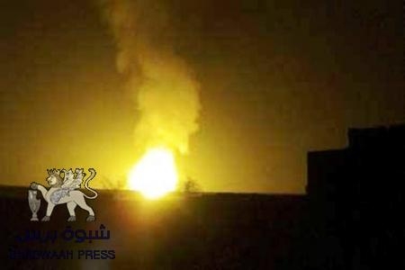 عاجل : تفجير جديد في أنبوب نفط شبوه في مديرية حبان