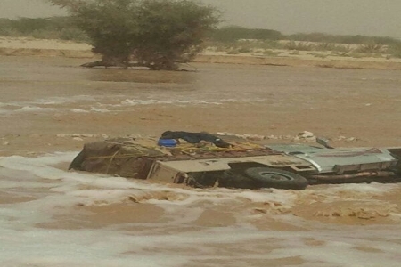 القات يلقى مصرعه غرقا في سيول وادي دوعن