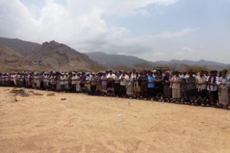 ردفان تشييع امين عام مجلسها الى مسقط راسه في منطقة وحدة