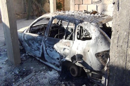 مقتل بائع قات في صيرة بكريتر بتفجير سيارته
