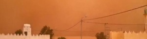 عاصفة رملية تجتاح السعودية