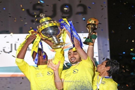 النصر يتوج بالدوري السعودي في مهرجان أسطوري .. والاتفاق يهبط إلى الدرجة الأولى