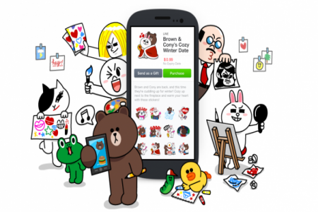 خدمة التراسل “لاين” تفتتح رسميًا LINE Creators Market