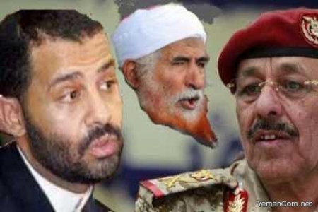 اعلام الأحمران : وصف هادي بـ الانفصالي والمبتز وأشار إلى حوثية لوزير الدفاع ودعوة القاعدة للصمود