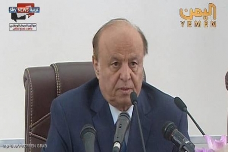 الرئيس هادي في خطاب الامس : معركتنا ضد الإرهاب مصيرية