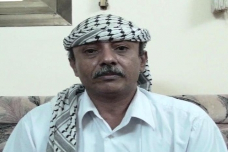 نقطه العلم تعتقل القيادي في الحراك  الجنوبي عمر المختار وتنقله الى مكان مجهول