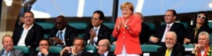 مستشارة المانيا ميركل تسافر للبرازيل لتشجيع منتخب بلادها