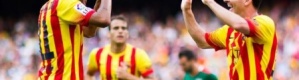 نيمار يقود برشلونة للفوز الثالث على التوالي