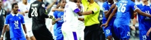جيان نجم العين يتهم بينتلي لاعب الهلال بتوجيه إهانة عنصرية