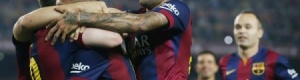 برشلونة يهزم إيبار وميسي يقترب من الرقم القياسي