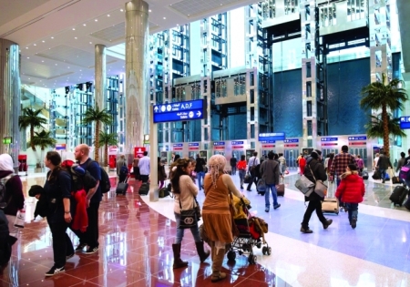 52.4 مليون مسافر عبر مطار دبي في 9 أشهر
