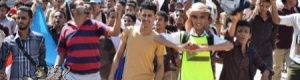 طلاب عدن ينتفضون بيوم الطالب الجنوبي ويخرجون بمسيرة طلابية حاشدة إلى ساحة العروض