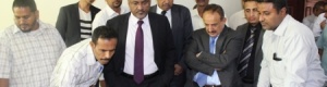 حضرموت : وزير النقل يتفقد مشروع توسعة مطار المكلا والهيئة العامة لتنظيم النقل البري