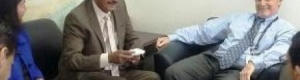 العميد ناصر النوبه يلتقي مسئولا أمريكيا